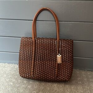 Small woven Nine West bag